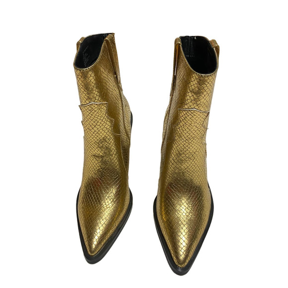 Madden Girl Gold Python Holsterr Boot - NWOT Size 6 - Picture 4 of 9